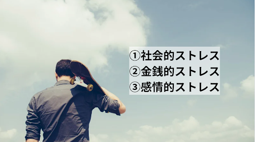 男性の主なストレス原因