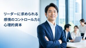 リーダーに求められる感情のコントロール力と心理的資本