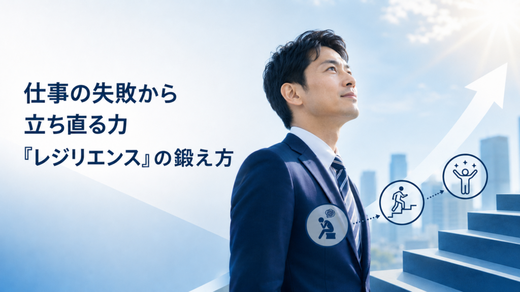 仕事の失敗から立ち直る力『レジリエンス』の鍛え方