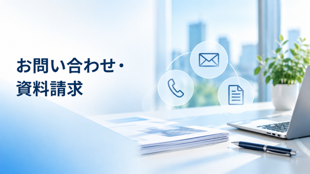 お問い合わせ、資料請求